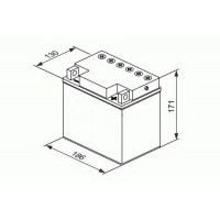Аккумулятор BOSCH MOBA M4 F52 0092M4F520 25 Ач (A/h) - 525015022